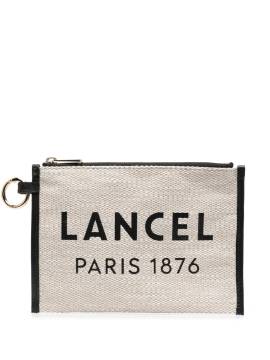 Lancel Clutch mit Logo-Print - Nude von Lancel