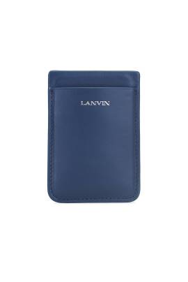 Lanvin Magnetic Phone Card Holder in Petrolblau - Navy. Size all. von Lanvin