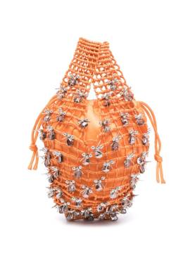 Lanvin Shopper mit Perlen - Orange von Lanvin