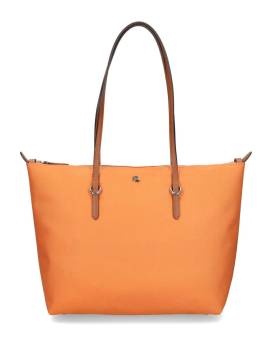 Lauren Ralph Lauren Große Keaton Tote Bag - Orange von Lauren Ralph Lauren