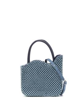 Le Silla Gilda Mini-Tasche mit Strass - Blau von Le Silla