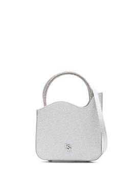 Le Silla Ivy Handtasche mit Glitter-Optik - Silber von Le Silla