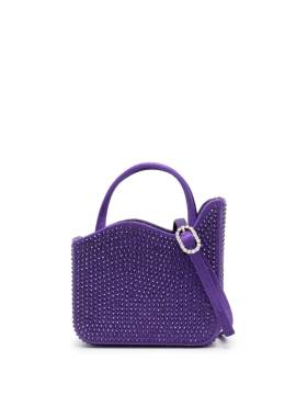 Le Silla Mini-Tasche mit Kristallen - Violett von Le Silla