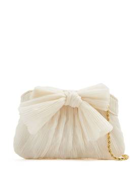 Loeffler Randall Plissierte Rochelle Clutch mit Schleife - Weiß von Loeffler Randall