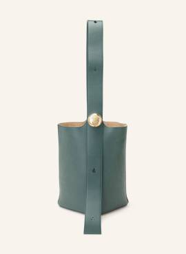 Loewe Handtasche Pebble Bucket Medium gruen von Loewe