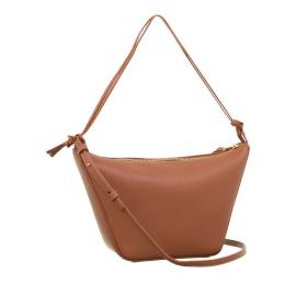 Loewe Hobo Bag - Mini Hammock Hobo bag in classic calfskin - Gr. unisize - in Braun - für Damen von Loewe