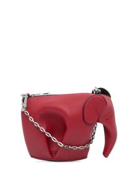 Loewe Pre-Owned 2010-2024 mini Elephant Umhängetasche aus Leder - Rot von Loewe