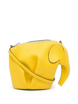 Loewe Pre-Owned 2016 mini Elephant Umhängetasche aus Kalbsleder - Gelb von Loewe