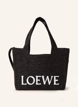 Loewe Shopper Font Tote Medium schwarz von Loewe