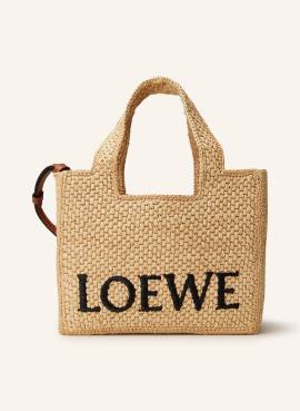 Loewe Shopper Font Tote Small beige von Loewe