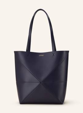 Loewe Shopper Puzzle Fold blau von Loewe