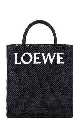 Loewe TASCHE A4 in Schwarz & Weiß - Black. Size all. von Loewe