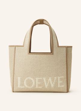 Loewe Umhängetasche Font Tote Small weiss von Loewe