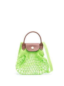 Longchamp Mini Le Pliage Filet Shopper aus Mesh - Grün von Longchamp