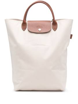 Longchamp Mittelgroße Handtasche aus Canvas - Nude von Longchamp