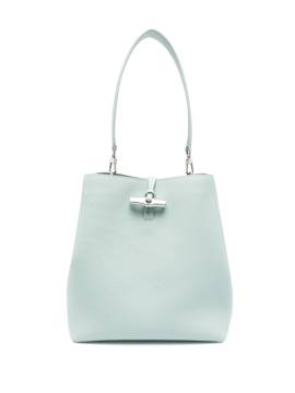 Longchamp Mittelgroße Le Roseau Schultertasche - Blau von Longchamp