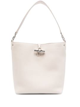 Longchamp Mittelgroße Le Roseau Schultertasche - Nude von Longchamp