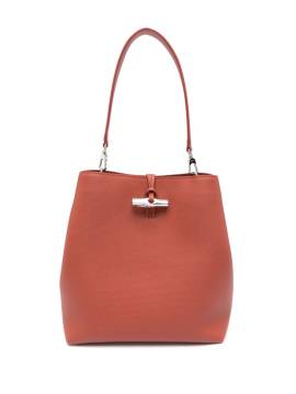 Longchamp Mittelgroße Le Roseau Schultertasche - Rot von Longchamp