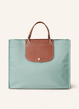 Longchamp Shopper Cabas Canvas Tote Bag L blau von Longchamp