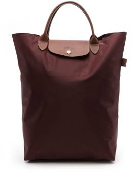 Longchamp Shopper mit Logo-Prägung - Violett von Longchamp