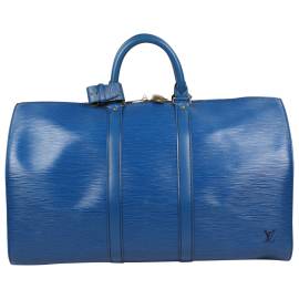 Louis Vuitton Keepall Leder Reise tasche von Louis Vuitton