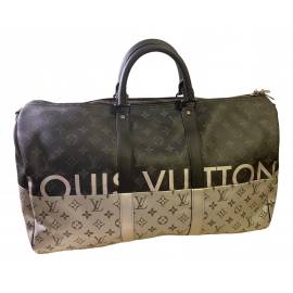Louis Vuitton Keepall Segeltuch Reise tasche von Louis Vuitton