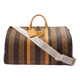 Louis Vuitton Keepall Segeltuch Reise tasche von Louis Vuitton