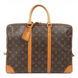 Louis Vuitton Porte Documents Voyage Segeltuch Handtaschen von Louis Vuitton