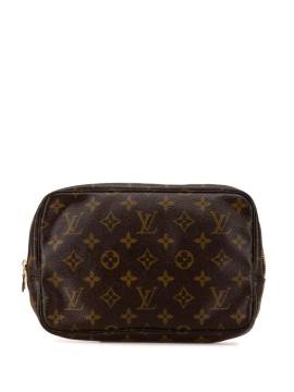 Louis Vuitton Pre-Owned 1980s Monogram Trousse Toilette Clutch 23cm - Braun von Louis Vuitton