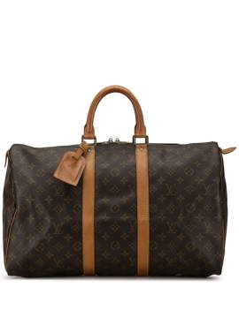 Louis Vuitton Pre-Owned 1991 Monogram Keepall 45 Reisetasche - Braun von Louis Vuitton