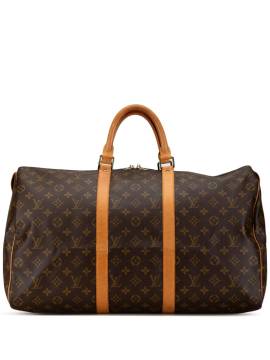 Louis Vuitton Pre-Owned 1991 Monogram Keepall 50 Reisetasche - Braun von Louis Vuitton