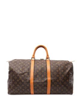 Louis Vuitton Pre-Owned 1997 Monogram Keepall 55 Reisetasche - Braun von Louis Vuitton