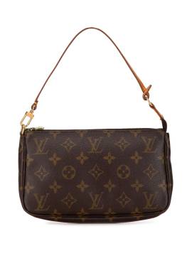 Louis Vuitton Pre-Owned 2000 Monogram Pochette Accessoires Schultertasche - Braun von Louis Vuitton