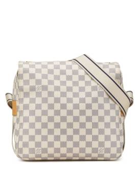 Louis Vuitton Pre-Owned 2007 Damier Azur Naviglio Umhängetasche - Weiß von Louis Vuitton