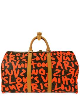 Louis Vuitton Pre-Owned 2009 Graffiti Keepall Reisetasche 50cm - Orange von Louis Vuitton