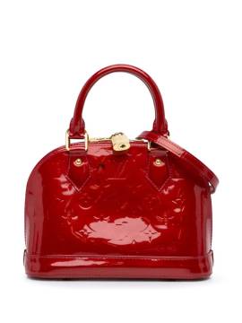 Louis Vuitton Pre-Owned 2013 Monogram Vernis Alma BB Satchel-Tasche - Rot von Louis Vuitton