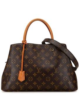 Louis Vuitton Pre-Owned 2014 Montaigne MM Satchel-Tasche - Braun von Louis Vuitton