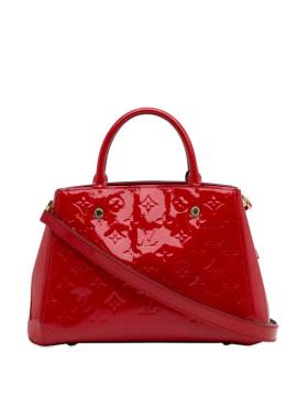 Louis Vuitton Pre-Owned 2015 Monogram Vernis Montaigne BB satchel - Rot von Louis Vuitton