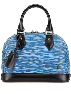 Louis Vuitton Pre-Owned 2017 Epi Denim Alma BB Satchel-Tasche - Blau von Louis Vuitton