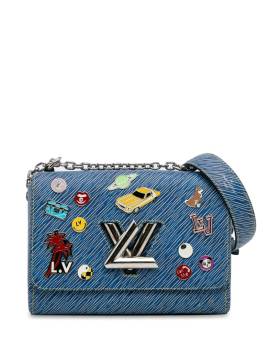 Louis Vuitton Pre-Owned 2017 Limited Edition Pins Embellished Epi Twist MM crossbody bag - Blau von Louis Vuitton