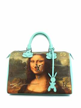 Louis Vuitton Pre-Owned 2017 Mona Lisa Speedy Handtasche - Blau von Louis Vuitton