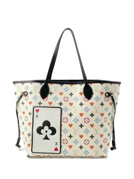 Louis Vuitton Pre-Owned 2020 Monogram Game On Neverfull MM Tote Bag - Weiß von Louis Vuitton