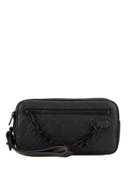 Louis Vuitton Pre-Owned 2020 Monogram Taurillon Pochette Volga Clutch - Grau von Louis Vuitton