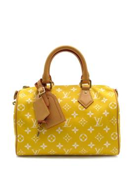 Louis Vuitton Pre-Owned 2021-2024 Monogram Speedy P9 Bandouliere Satchel-Tasche 25cm - Gelb von Louis Vuitton