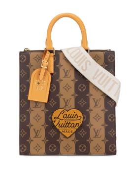 Louis Vuitton Pre-Owned 2021-2024 Nigo Monogram Sac Plat Cross Satchel-Tasche - Braun von Louis Vuitton