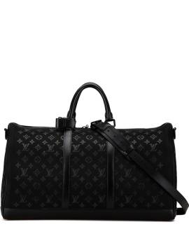 Louis Vuitton Pre-Owned 2021 Monogram Light Up Keepall Bandouliere 50 travel bag - Schwarz von Louis Vuitton