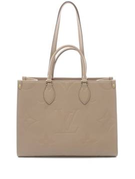 Louis Vuitton Pre-Owned 2021 pre-owned OnTheGo MM Handtasche - Nude von Louis Vuitton