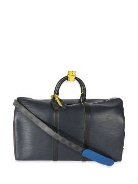 Louis Vuitton Pre-Owned Epi Gaphite Patchwork Keepall 50 Reisetasche - Blau von Louis Vuitton