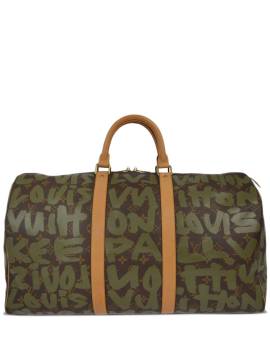 Louis Vuitton Pre-Owned x Stephen Sprouse 2001 Keepall 50 Reisetasche - Grün von Louis Vuitton