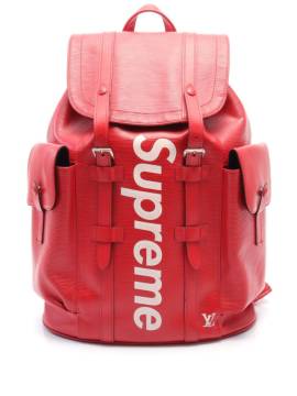 Louis Vuitton Pre-Owned x Supreme 2017 Christopher PM Rucksack - Rot von Louis Vuitton